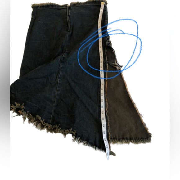 ARMOR JEANS Ripped Jeans Skirt Size 7/8 - Picture 8 of 8
